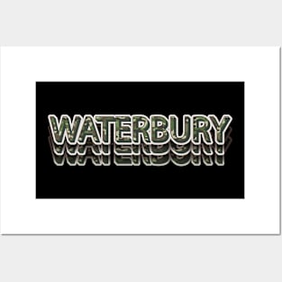 Waterbury Connecticut Military Style Art Posters and Art